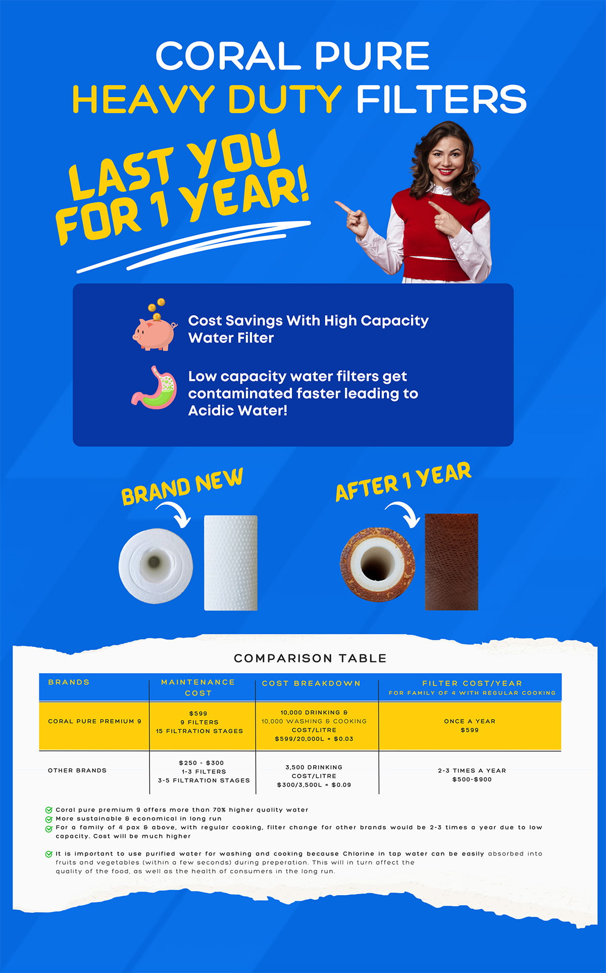 Water Filter Replacement Singapore Filters That Last Long